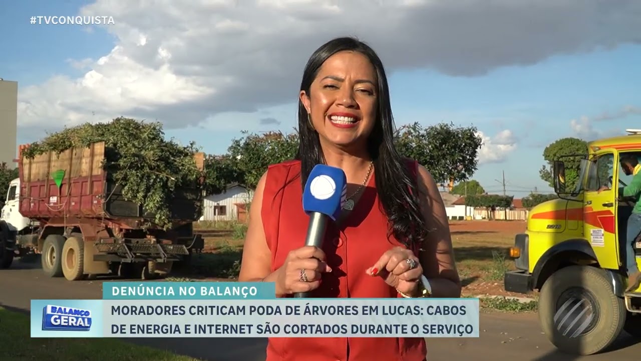 Podas de árvores geram críticas e afetam serviços de internet em Lucas do Rio Verde