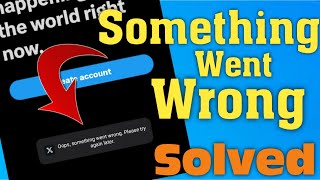 Download lagu How To Fix 'Oops something went wrong' Error on Twitter | X app something went wrong Error mp3