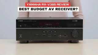 Video thumbnail for Best Budget 4K Home Theater Receiver? || Yamaha RX-V385 5.1 AV Receiver Review by Tech Egadget