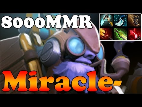 Dota 2 - Miracle- 8000MMR Plays Tinker vol 6 - Pub Match Gameplay