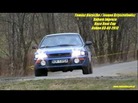 Tomasz Boryczko / Joanna Krzysztofowicz - Subaru Impreza - Race Rent Cup Dębno 03-03-2013