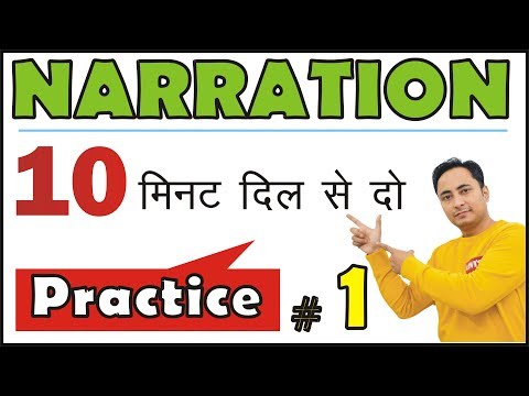 Direct Indirect Speech Narration Part 1 Rules Tricks in English Grammar in Hindi