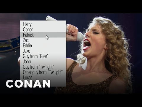 Exclusive: Taylor Swift's New Break-Up Song | CONAN on TBS