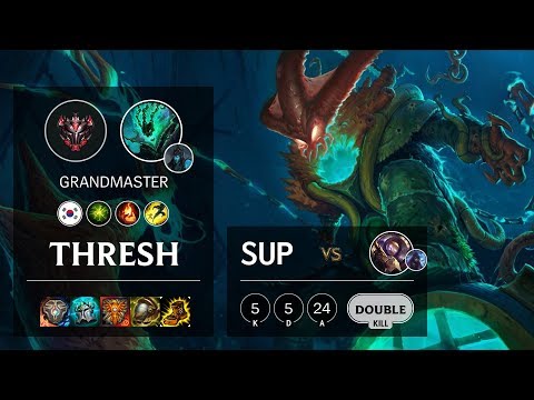 Thresh Support vs Blitzcrank - KR Grandmaster Patch 10.12