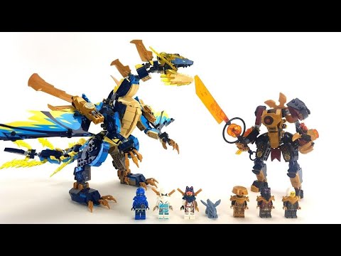 Lego Ninjago Dragons Rising Set 71796 - Kaiserliches Mech-Duell gegen den Elementardrachen / Review