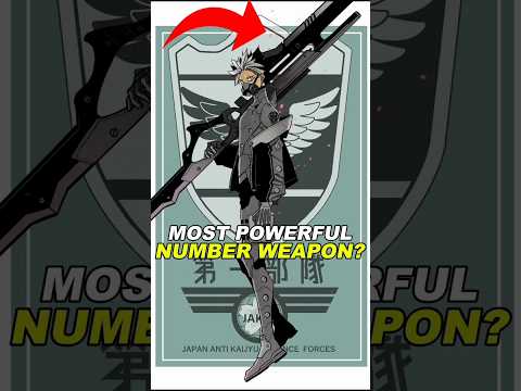 Top 3 Most Powerful Numbers Weapon in Kaiju No. 8 😲#anime #animefacts #kaijuno8anime