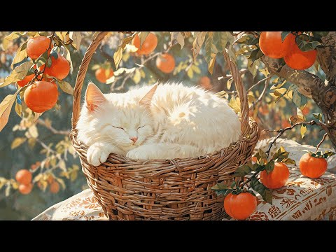 Sleeping Through Summer 🍊Summer Lofi Cat  [lofi hip hop] - Chill/ Study/ Work/ Relax