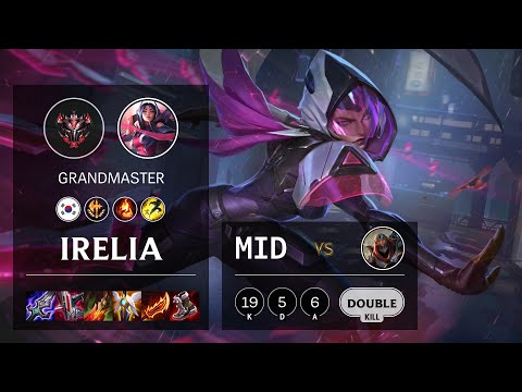 Irelia Mid vs Zed - KR Grandmaster Patch 11.13