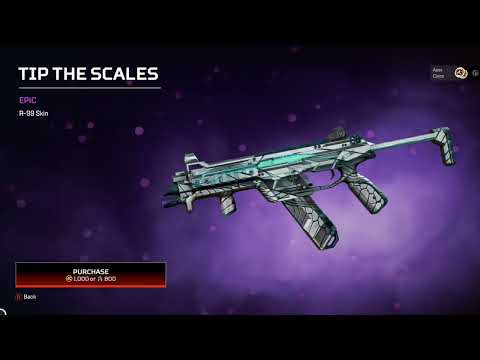 New Epic Skin for the R-99 (Tip the Scales), S13 Awakening. [Apex Legends - Highlight - Jun.22]
