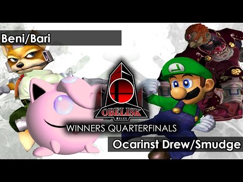 Melee: Beni/Bari V Ocarinst Drew/Smudge - Obelisk 46 Tournament SSBM