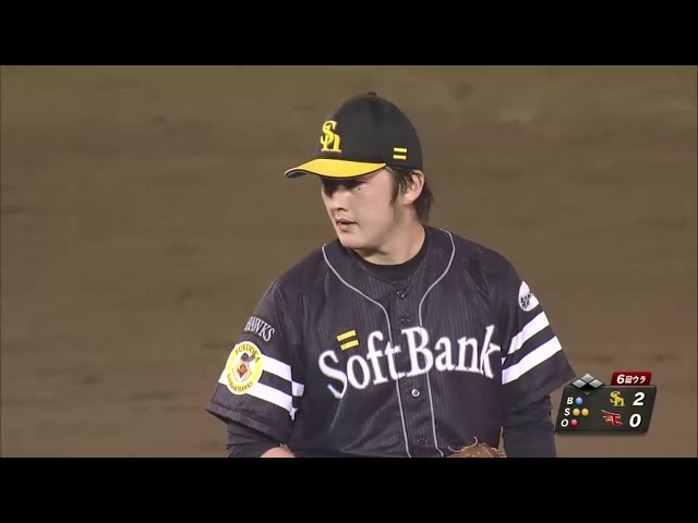 【6回裏】ホークス先発・飯田が6回3安打無失点の好投!! 「5度目の正直」でプロ初勝利なるか!! 2014/7/30 E-H