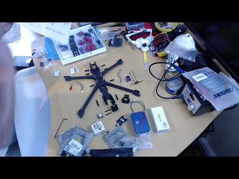ArduCopter 7" LR Build Video 3 - Frame and Component Placement