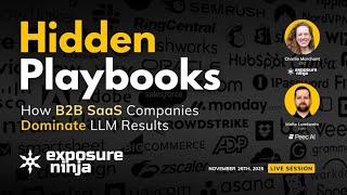 Hidden Playbooks: How B2B SaaS Companies Dominate LLM Results