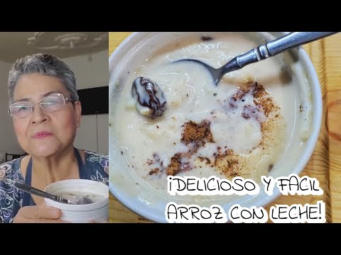 RECETA ARROZ CON LECHE con canela y uvas pasas FACIL🥛🍇| Cocina tutuli