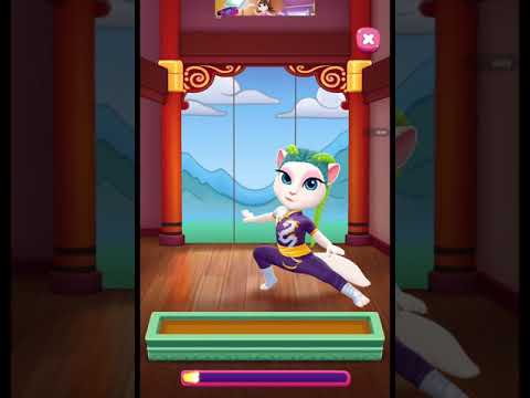 Angela doing karate 🥋