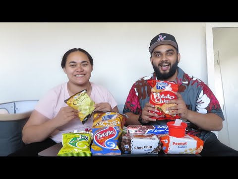 MY WIFE TRIES SNACKS FROM FIJI | Food Review with AL_Squad2020