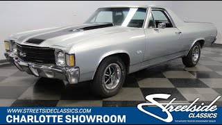 Video Thumbnail for 1972 Chevrolet El Camino SS