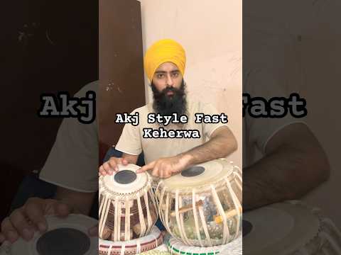 Akj Style Tabla lesson #akj #tabla #akjkirtan #shorts #keherwa