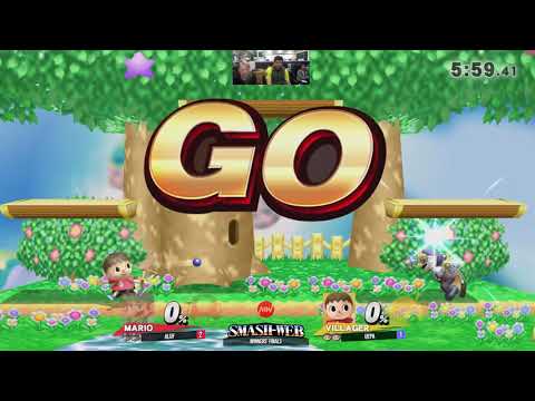 Smash-Web #19: Aluf(Mario) vs. UEPA (Villager) - WF Smash 4