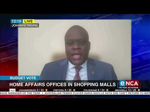 Budget Vote Home Affairs tables budget vote