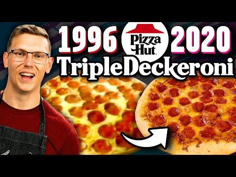 Recreating Pizza Hut’s Discontinued Triple Deckeroni Pizza