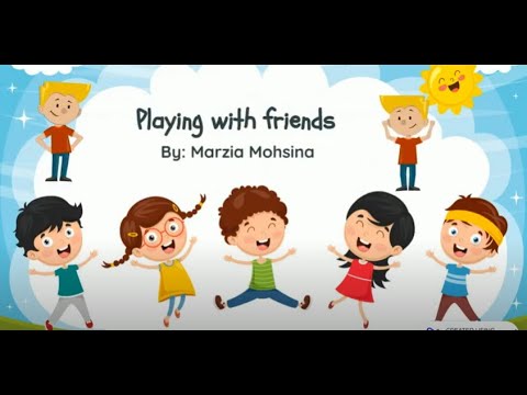 Playing With Friends (Social Story for kids)