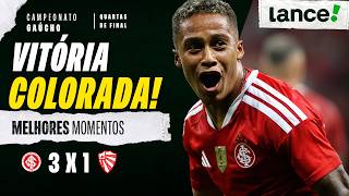 INTERNACIONAL 3 X 1 SÃO LUIZ | CAMPEONATO GAÚCHO | MELHORES MOMENTOS