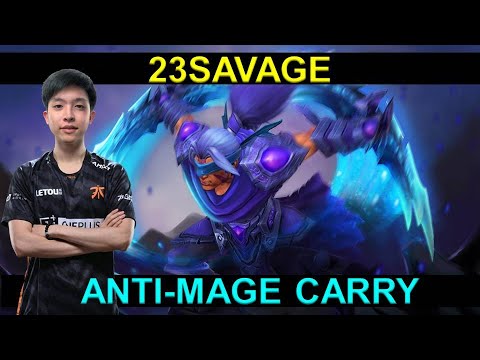 23SAVAGE ANTI MAGE CARRY - PLAYER PERSPECTIVE (FULL GAMEPLAY)