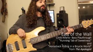 East of the Wall "Running Tab of Sweetness" & "Horseback Riding in a Bicycle World" Bass Playthrough