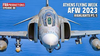 Athens Flying Week 2023 HIGHLIGHTS #1: F-4 Phantom, T-2, Mirage, Rafale, Tornado,...