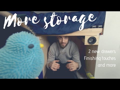 IT'S BIGGER THAN WE THOUGHT - DIY van storage ideas - Promaster Build #29