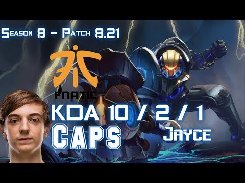 FNC Caps JAYCE vs AKALI Mid - Patch 8.21 KR Ranked