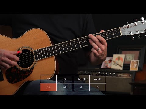 How to Play Cannonball Rag on Guitar (the first section)