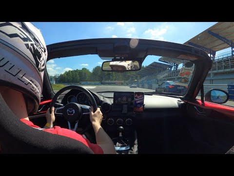 Hot lap at the Sosnová racetrack in Mazda MX-5 ND