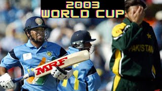 India vs Pakistan 2003 World Cup Match Full Highli