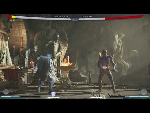Injustice 2 Sub-Zero vs Atom