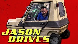 The Plastic Box That Spins and Pretends to Be a Car | Jason Drives
