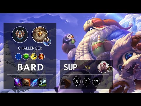 Bard Support vs Rakan - EUW Challenger Patch 10.16