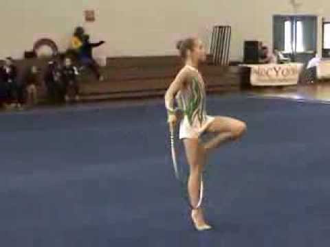Anya Voznyuk, Hoop routine, Level 7