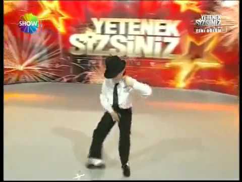Michael Jackson dance 12 years old stuttering boy Turkey s Got Talent 2009   YouTube