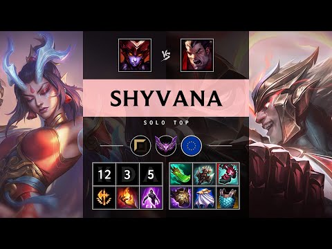 Shyvana Top vs Darius - EUW Master Patch 25.12