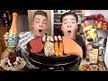 Wir essen 1 Tag lang nur SILVESTERGERICHTE (mit Raclette)