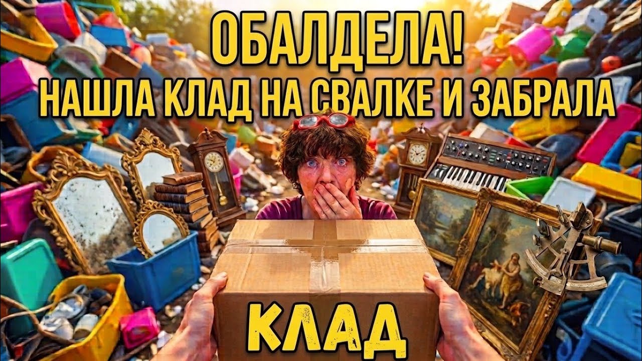 Я ОбАлДеЛа ! Нашла клад на свалке и забрала ! Не мусорка а винтажный магазин .Du