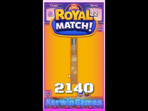 Royal Match Level 2140 - No Boosters Gameplay