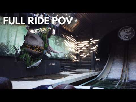 Jurassic World The Ride FULL POV 2026 | Universal Studios Hollywood 4K