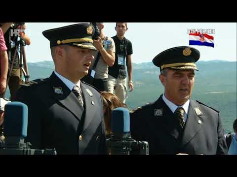 Policijska klapa "Sv.Mihovil" - Mojoj lijepoj zemlji Hrvatskoj  DAN POBJEDE HRT1 05.08.2019.