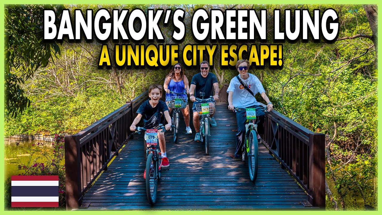 Unique Paradise: Cycling Bangkok's Green Lung 🌴 | Thailand's Best Urban Escape
