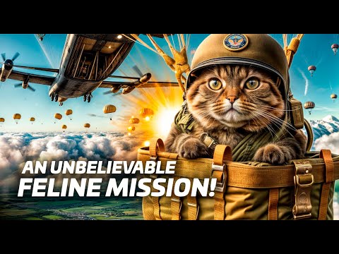 The military OPERATION that dropped CATS by PARACHUTE to SAVE an island!