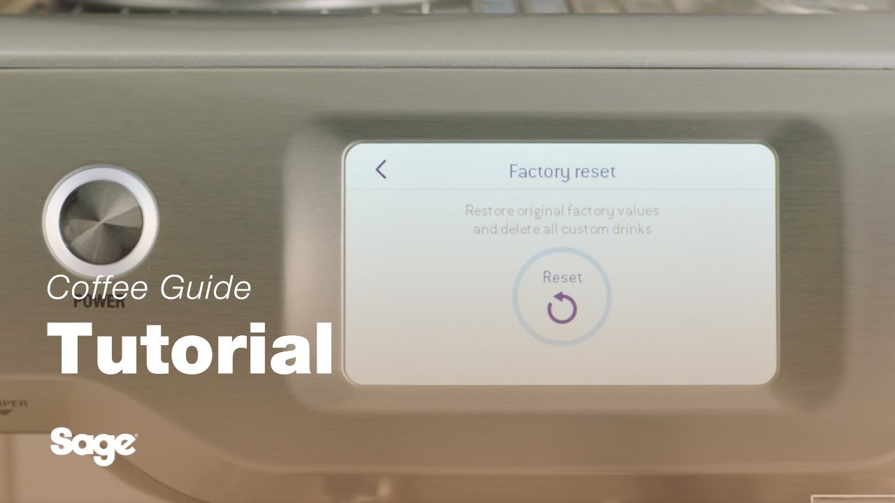 How to perform a factory reset