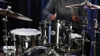 Video thumbnail for DW Collector's Series Stainless Steel Drum Set 22/12/16 by Memphis Drum Shop